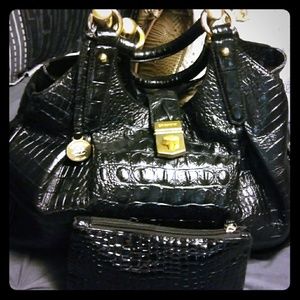 🔥🔥BLK. BRAHMIN PURSE WITH MAKEUP BAG $ALE🔥🔥